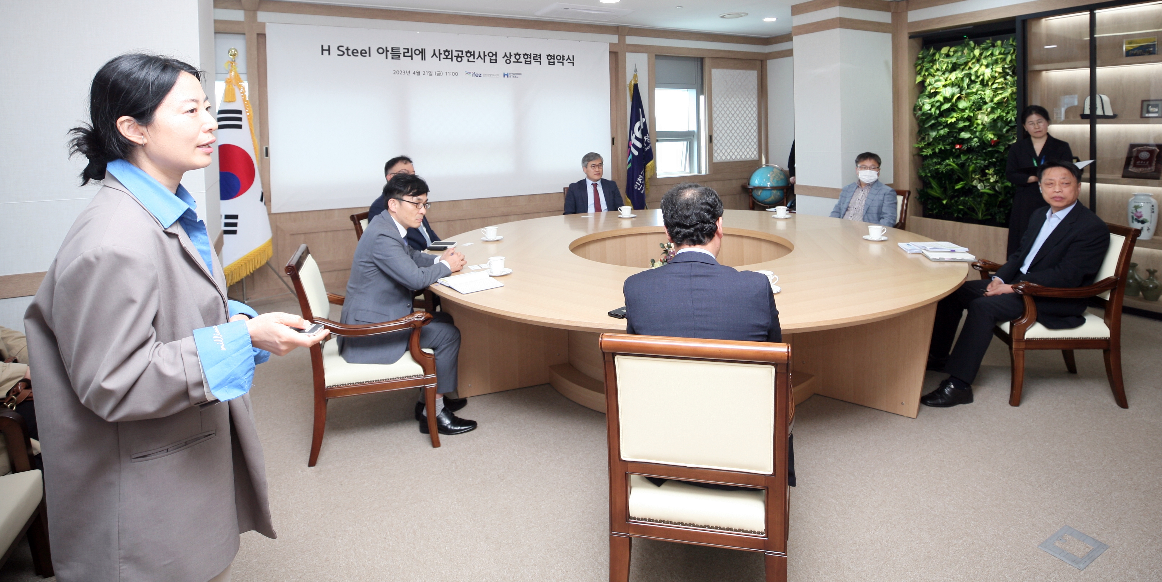(230421)H Steel 아틀리에 사회공헌사업 상호협력 협약 체결(02)
