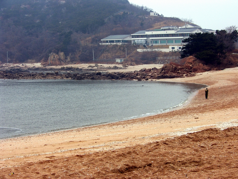 선녀바위 부근 해변