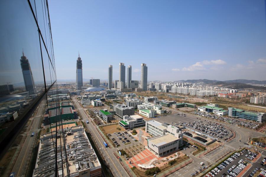 송도국제도시 개발 현장(사진)