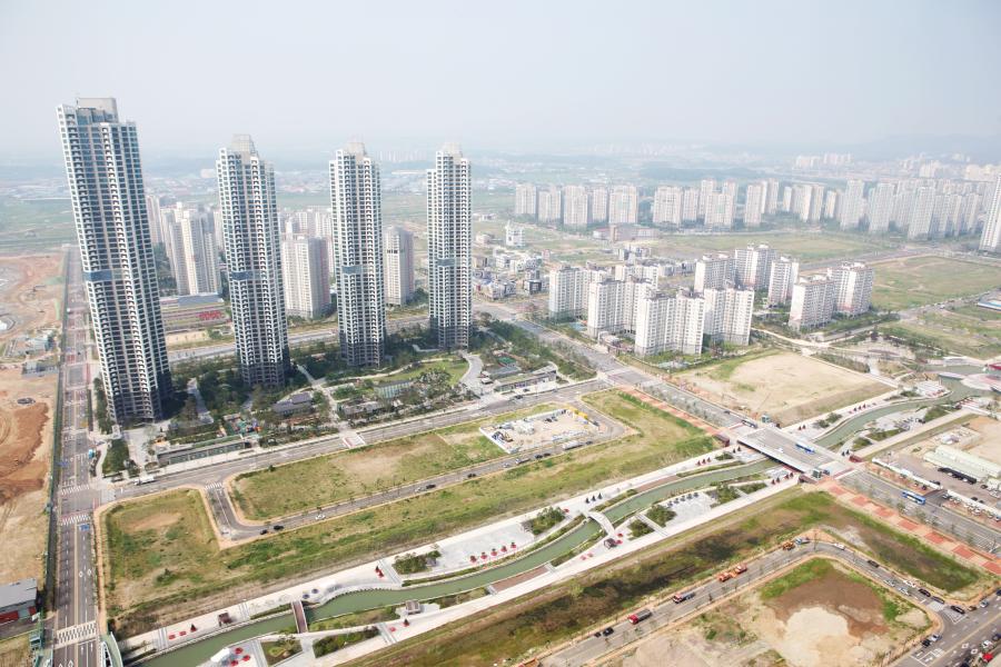 청라국제도시 개발 현장(사진)